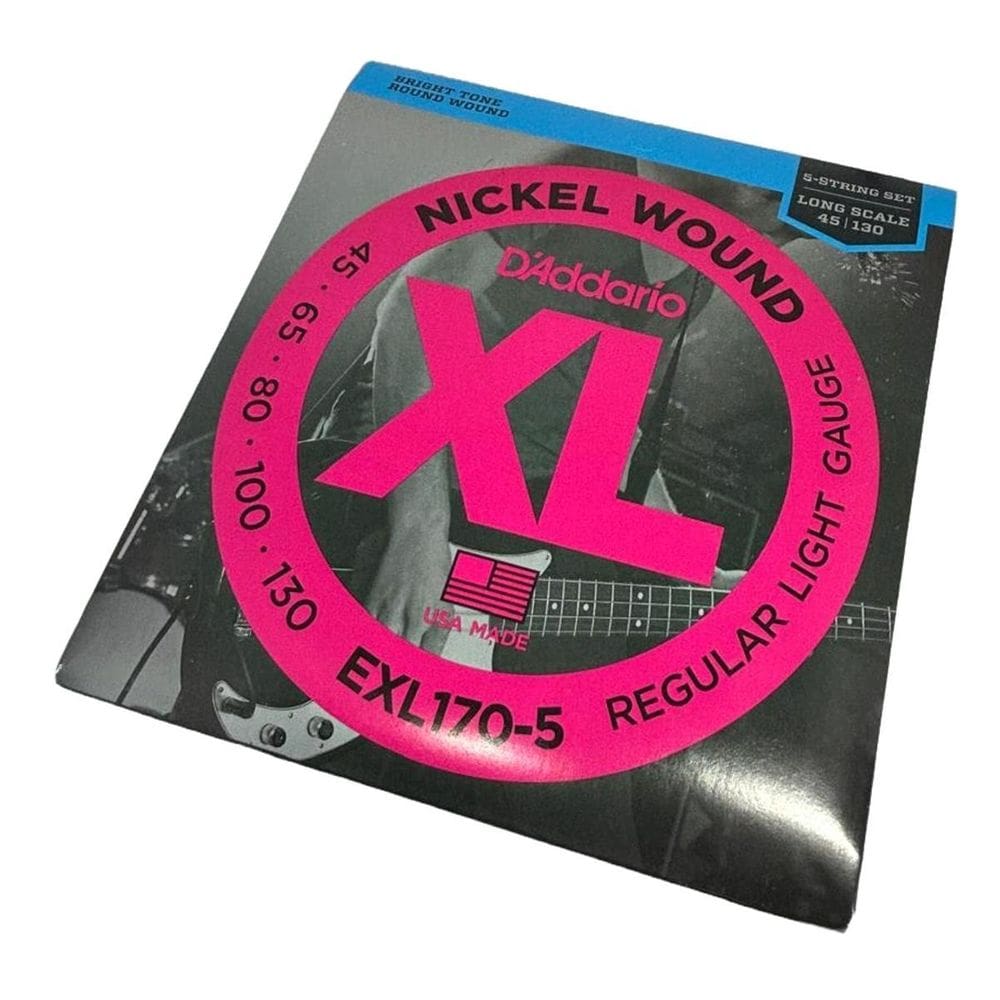 Encordoamento Baixo 5 Cordas 45-100 Nickel Exl170-5 Daddario