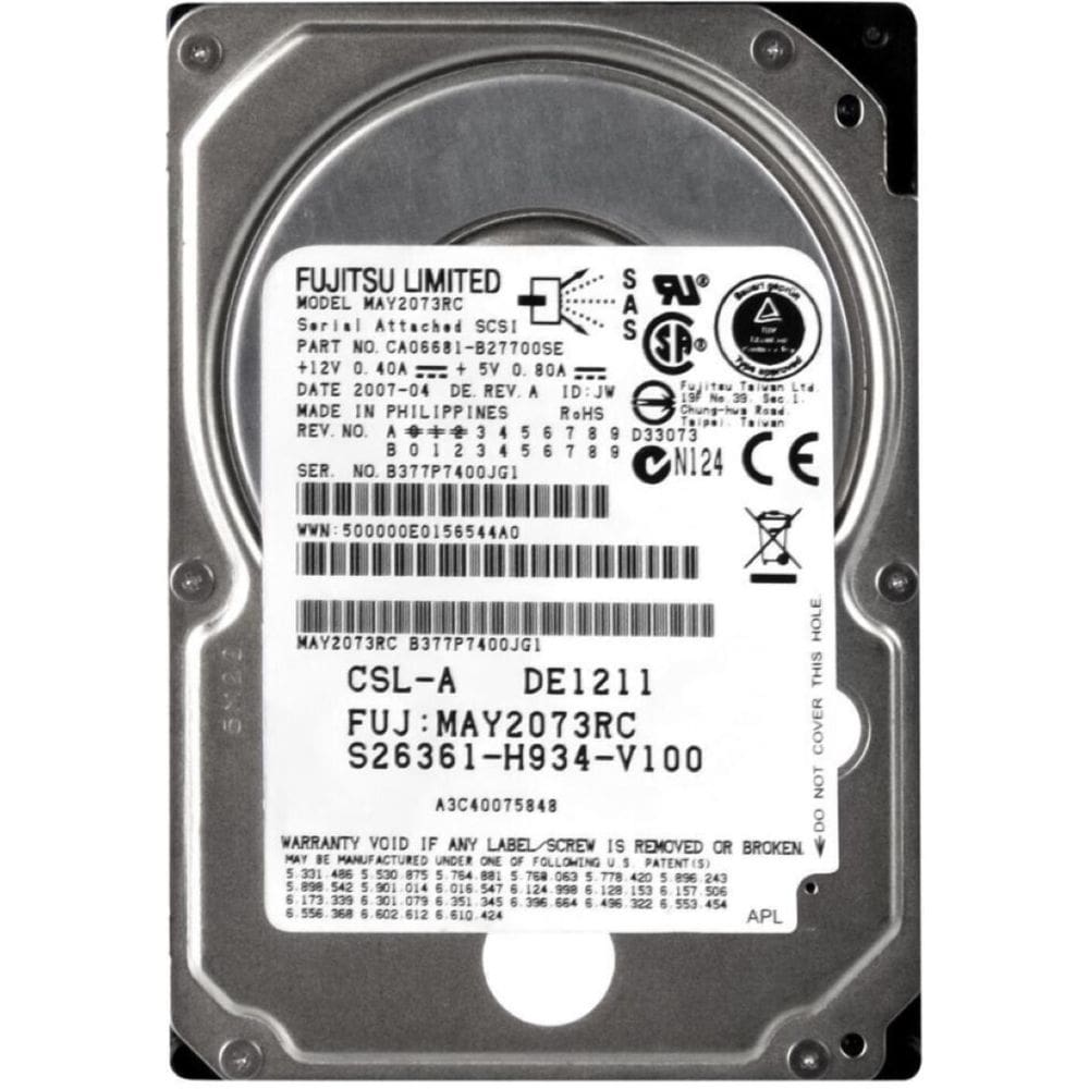 HD SAS Sun Oracle 73GB 10k 2.5 May2073RC May2073RCSun73G