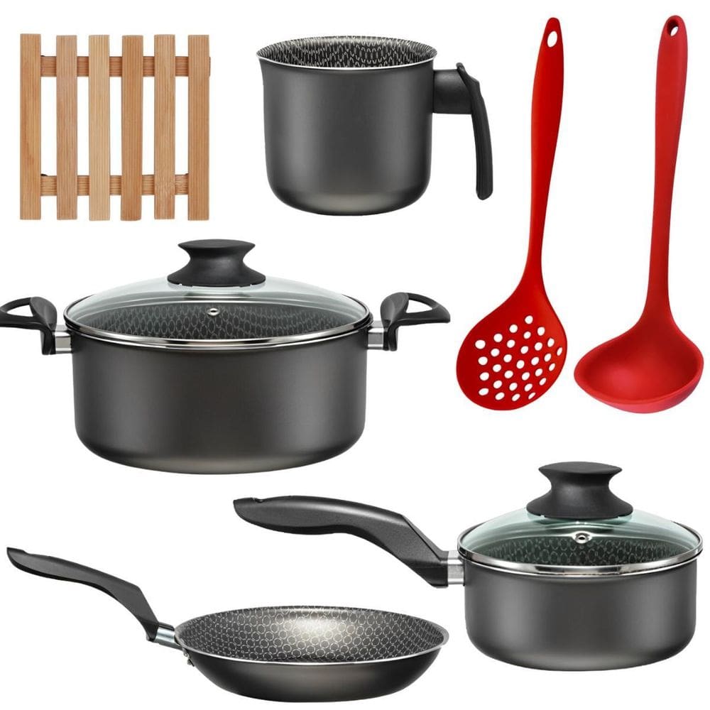 MP - Jogo De Panelas 04 Pc s   04 Descansos