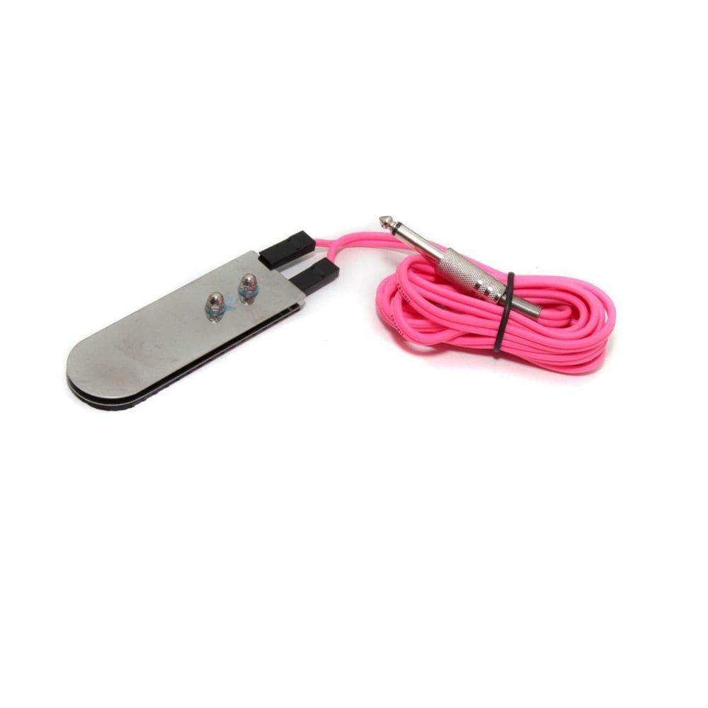 Pedal + Cabo Rca De Silicone Multicores Tattoo Tatuagem