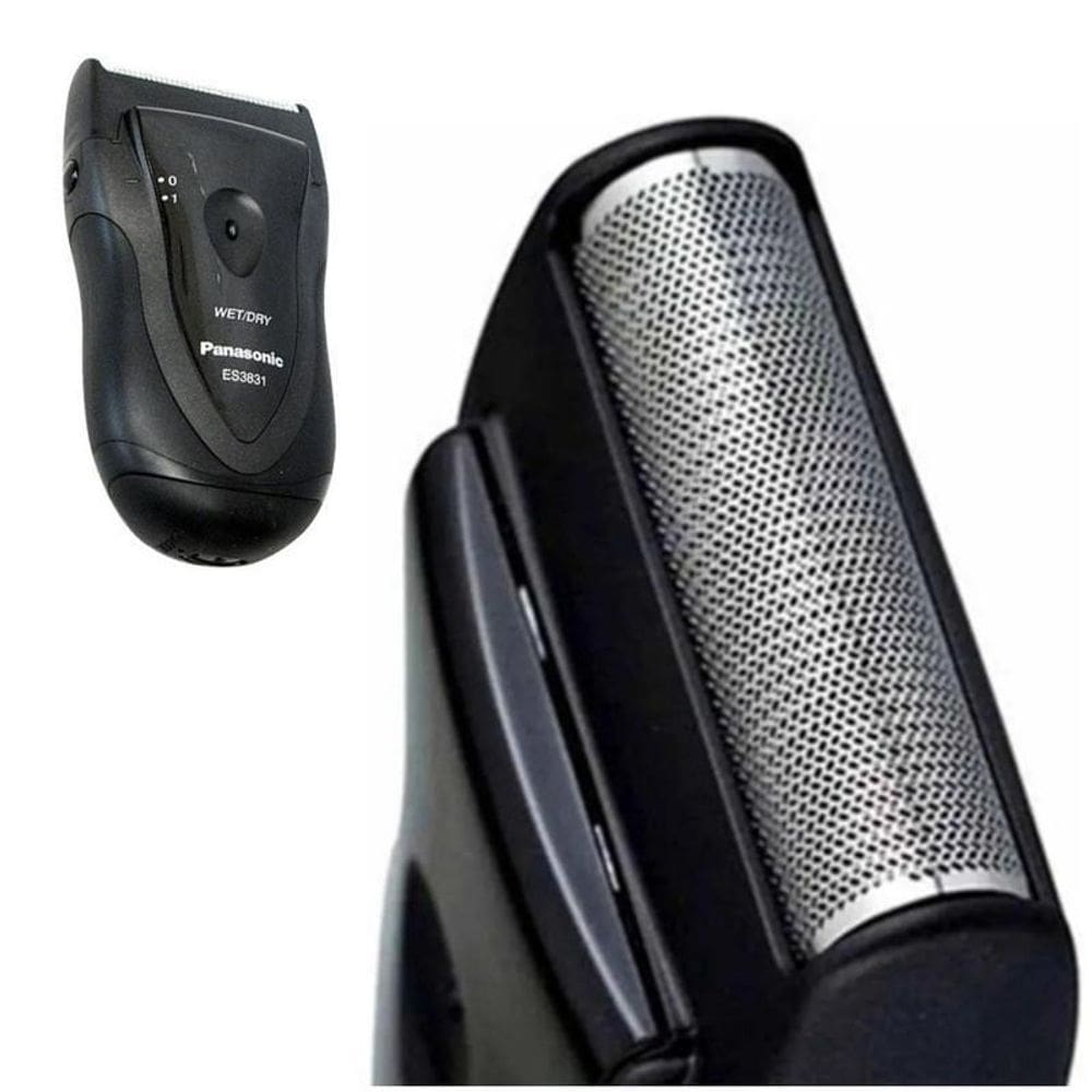 Barbeador Compacto Com Pincel De Limpeza Incluso