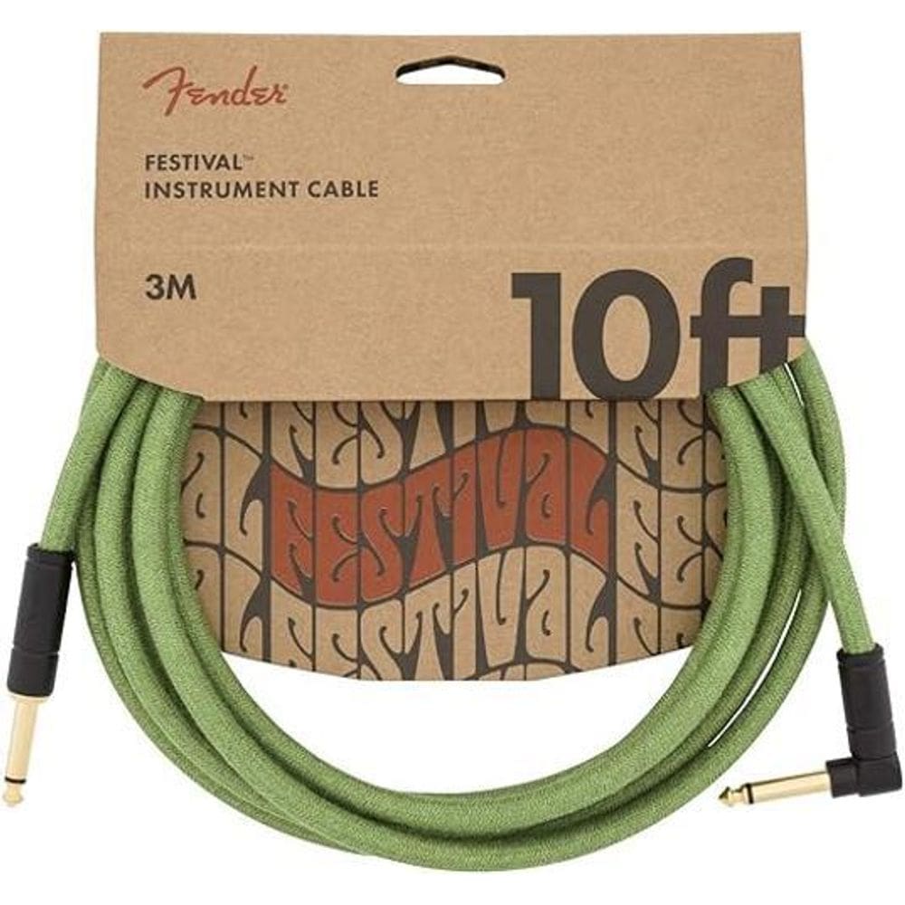Cabo Fender Festival Instrument Cable Green 0990910062