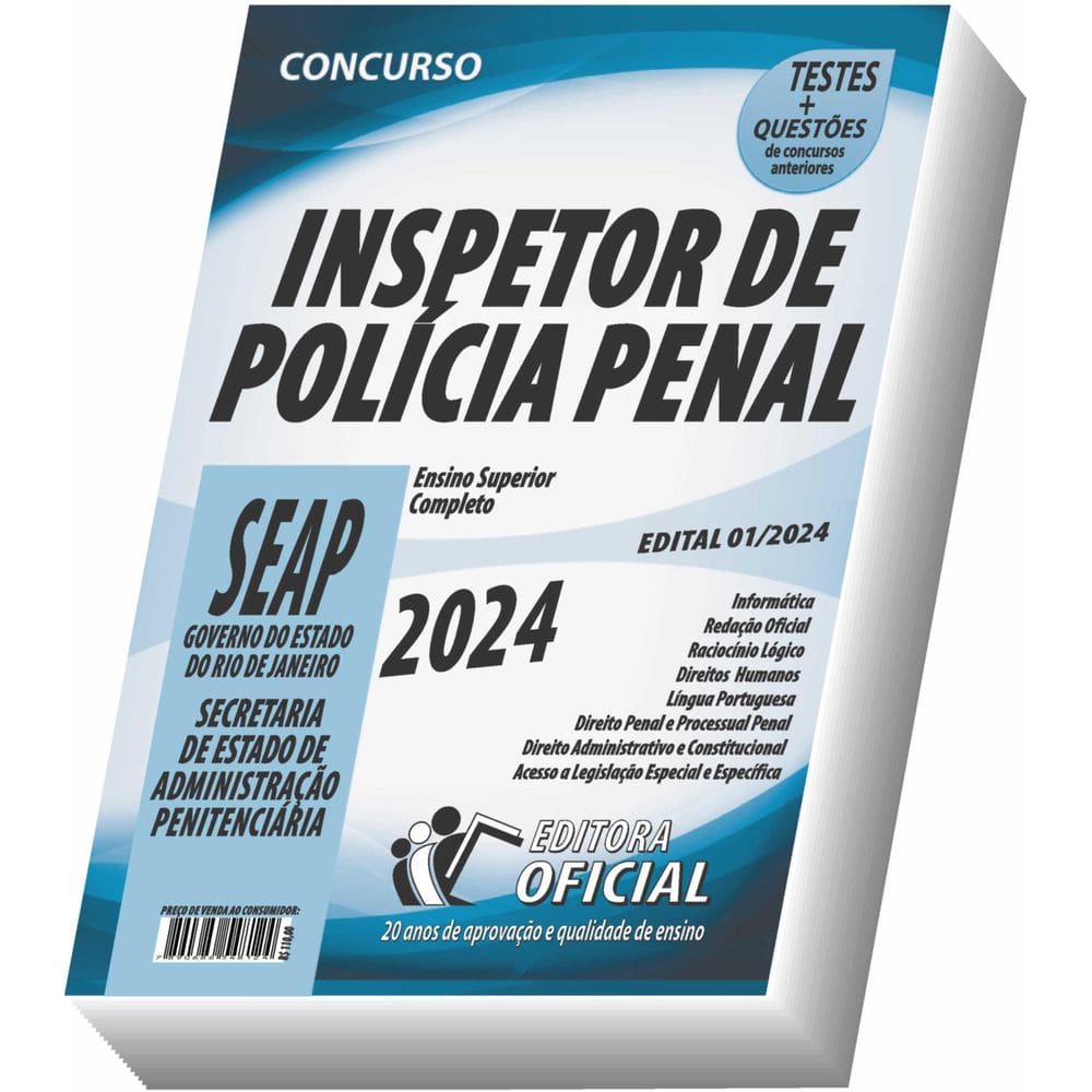 Apostila Seap Rj - Inspetor De Polícia Penal
