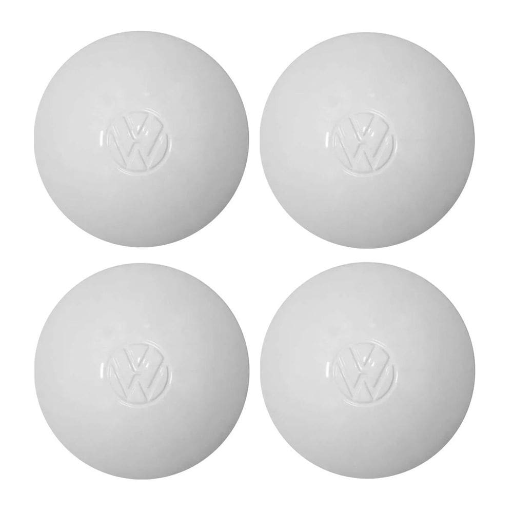 4X Calota Ferro Branca Vw Kombi Para Roda  5 Furos
