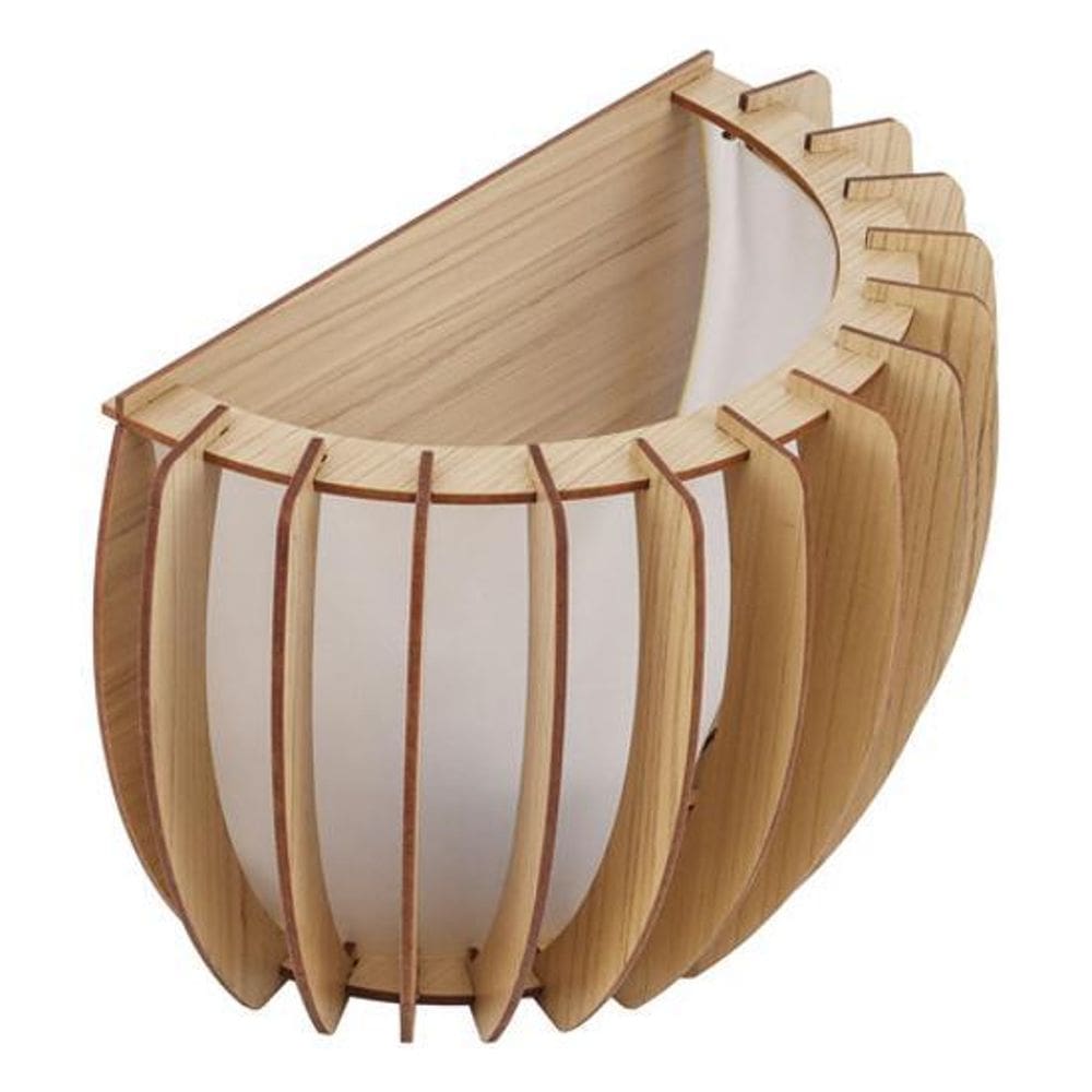 Arandela De Parede Marrom Para Interior Bari 40W Bivolt