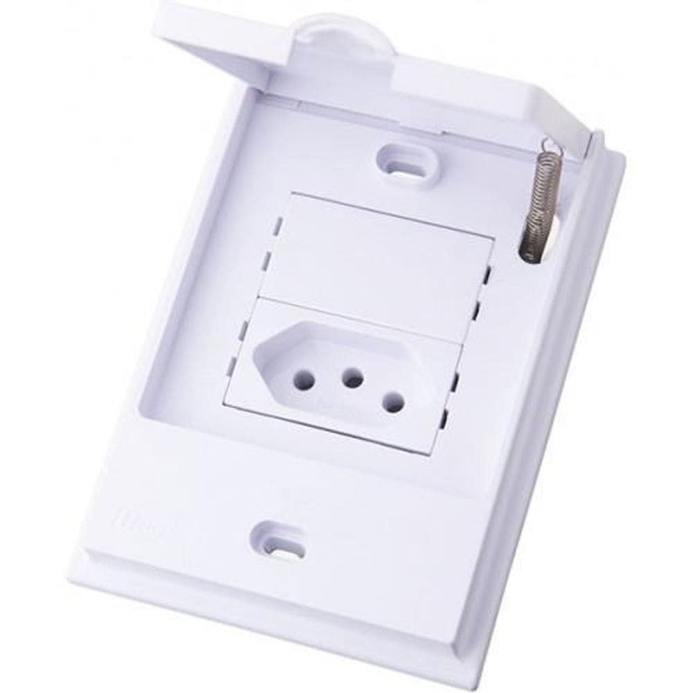 Cj Tomada 20A - Blux B.L`Acqua Branco