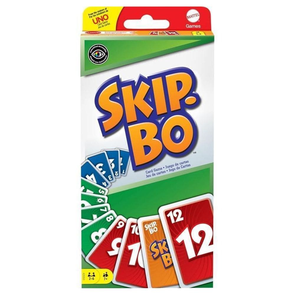 Jogo De Cartas Skip Bo Uno - Mattel