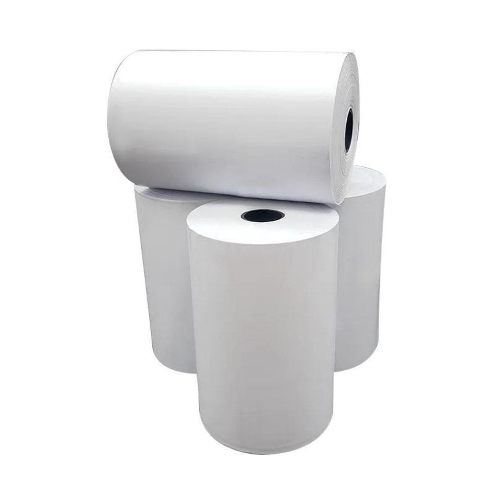 Bobina Térmica 57X10 Branca P/Máquina Cartão Crédito C/200