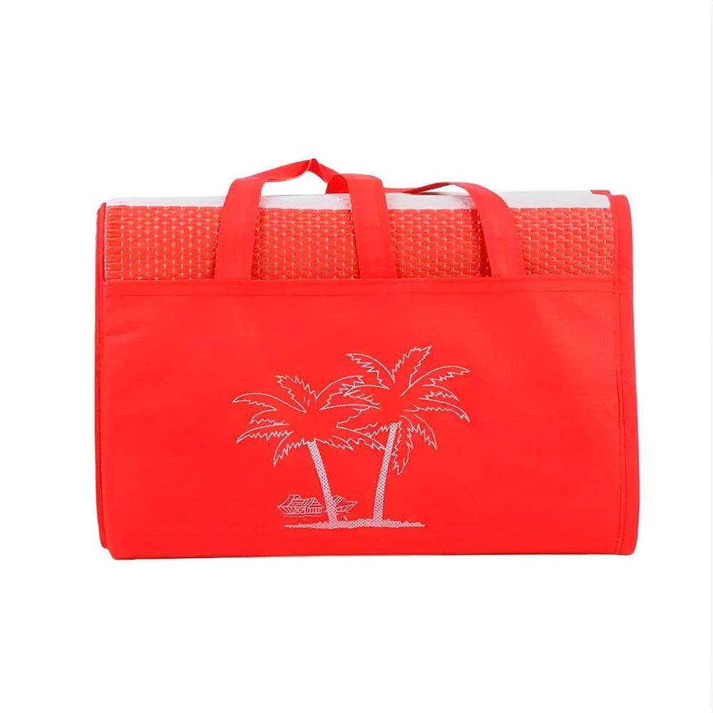 Esteira Bolsa Alça De Praia Piscina Impermeável Cor:Vermelho