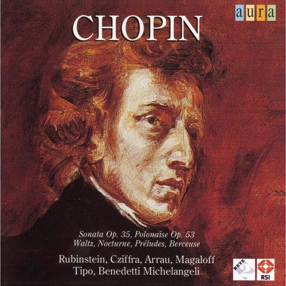 Chopin - Rubinstein,Cziffra,Arrau,Megaloff - Cd