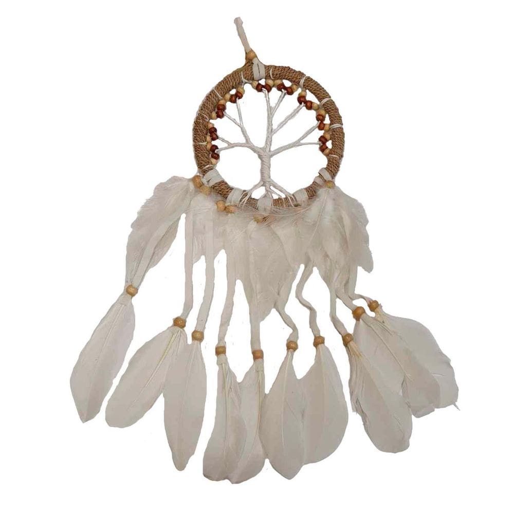 Filtro Dos Sonhos De Crochê E Barbante Árvore Da Vida 12Cm