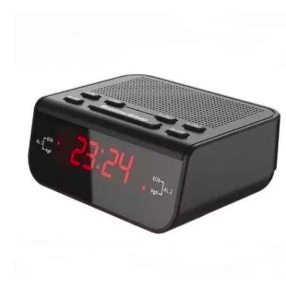 Rádio Relógio Lelog 671: Despertador Digital Design Moderno