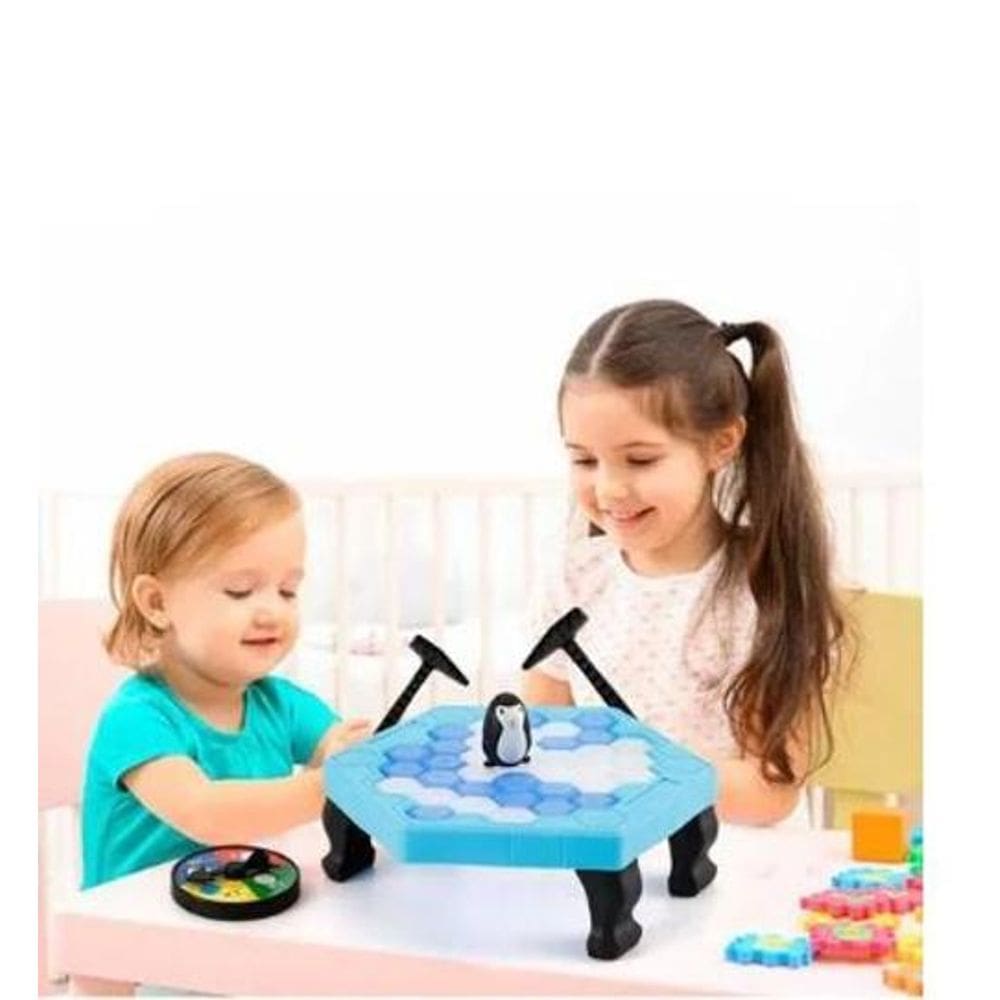 Jogo Mesa Pinguim Numa Fria Art Brink Zb393 Martelo Bater