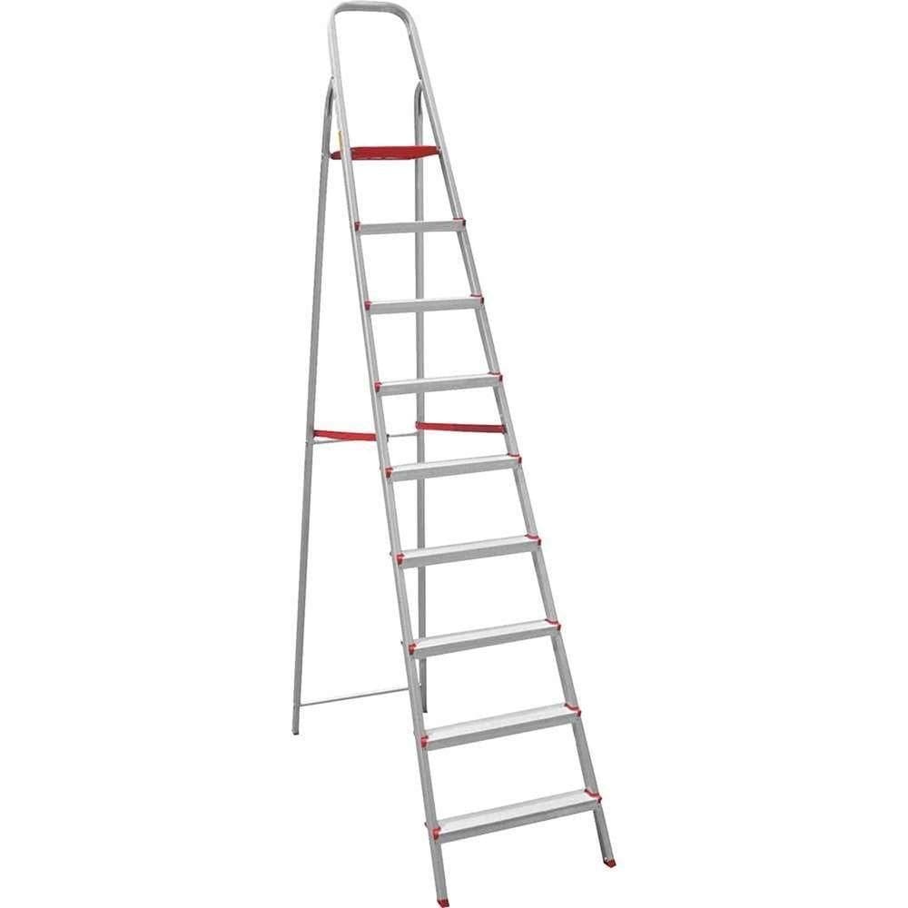 Escada Em Alumínio 9 Degraus, Esc0068, Botafogo