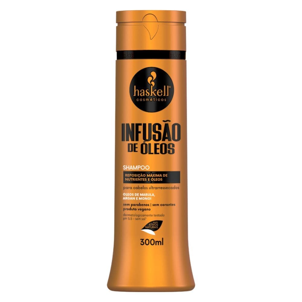 Shampoo Kaskell Infusão de Óleos Marula Argan e Monoi 300ml