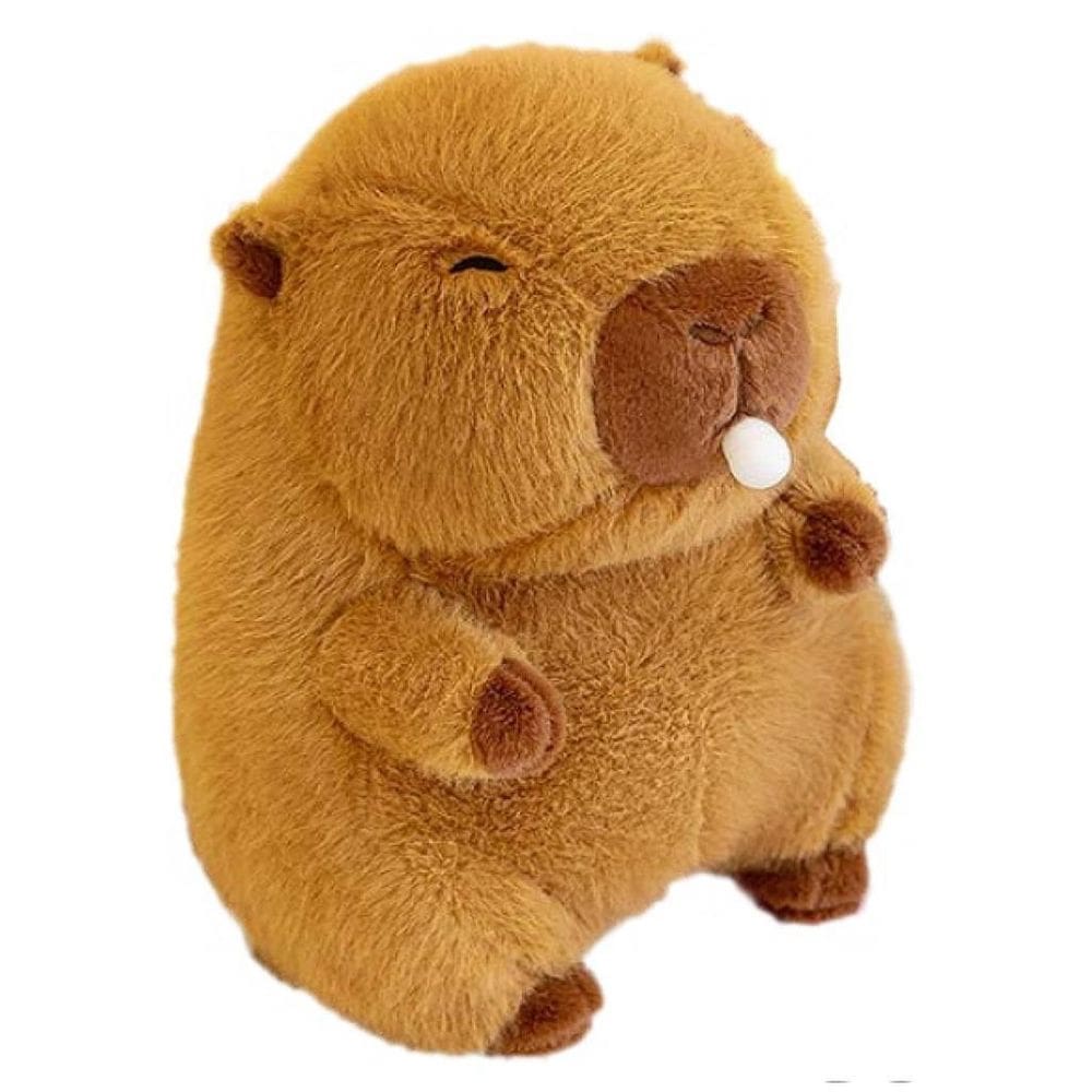 Capivara De Pelúcia Tamanho Pequeno 24Cm X 18Cm