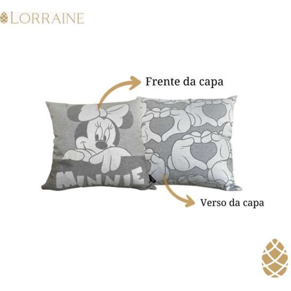 Capa Almofada Bella Janela Disney 45x45 - Minnie Hi Love