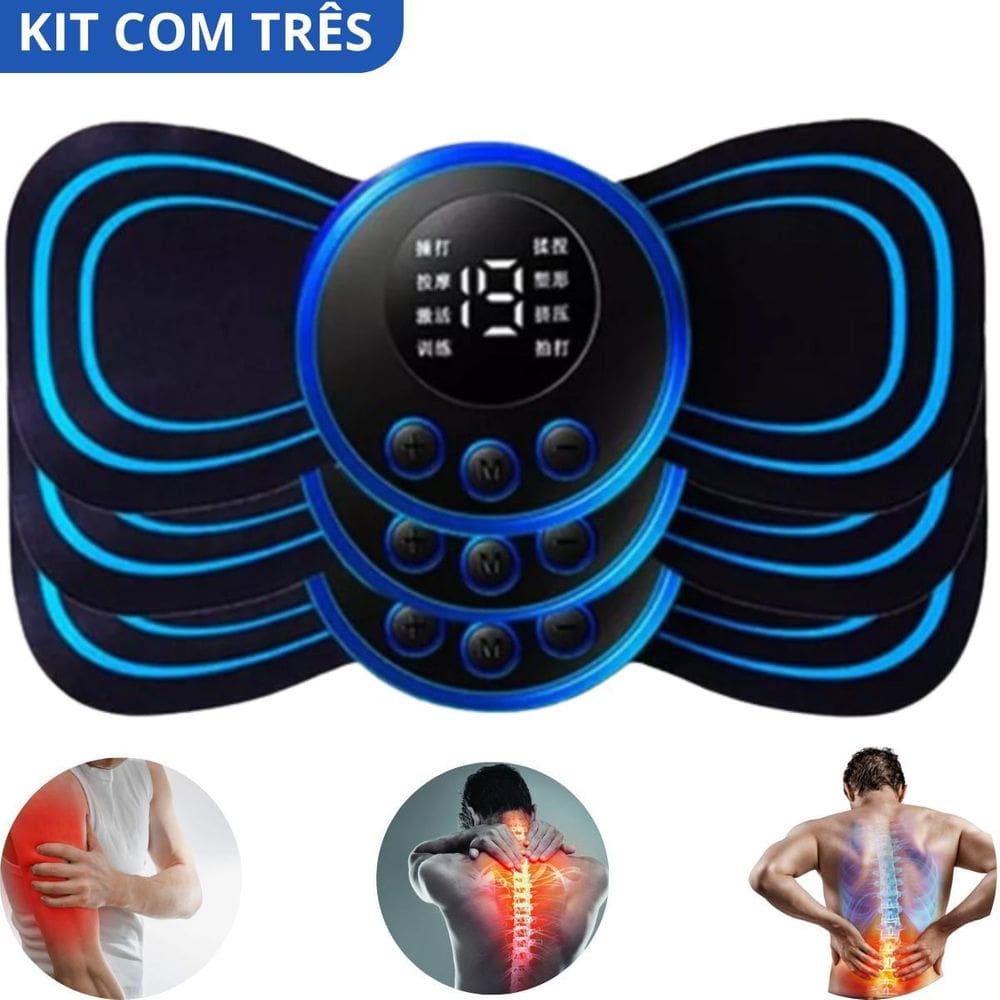Kit Com 3 Massageadores Relaxantes Para Desestressar O Corpo