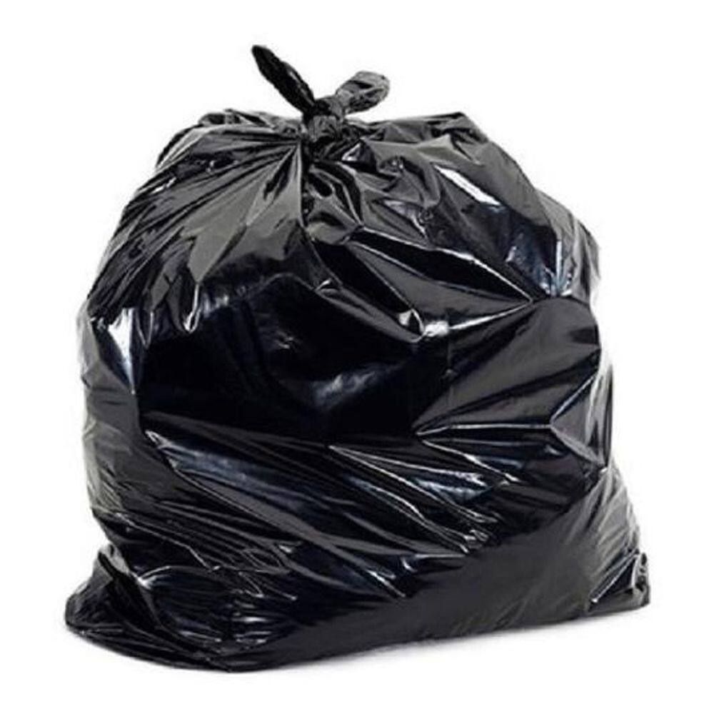 100 Sacos Para Lixo Entulho Preto 0,28X0,50X0,10