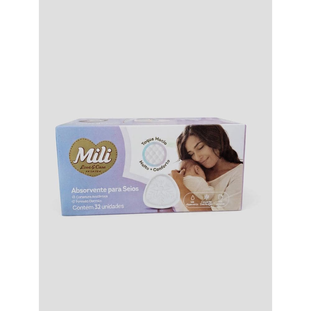 Absorvente Para Seios Mili C/32
