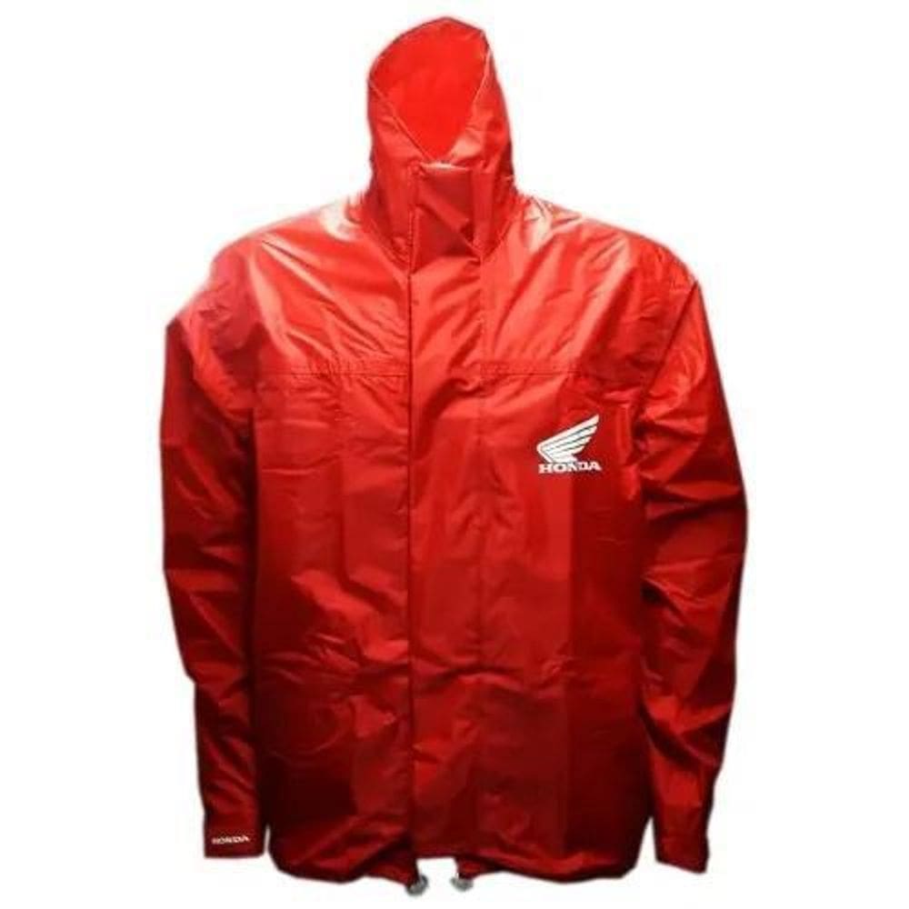 Conjunto Capa De Chuva Genuíno Honda Nylon Vermelho 4G