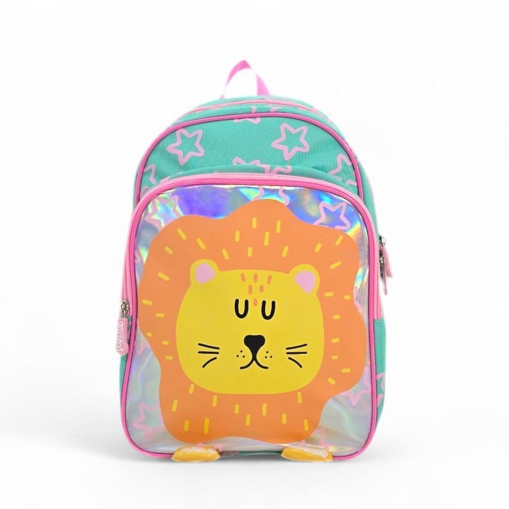 Mochila Costa Escolar Passeio Infantil Bichinhos Pet Leão