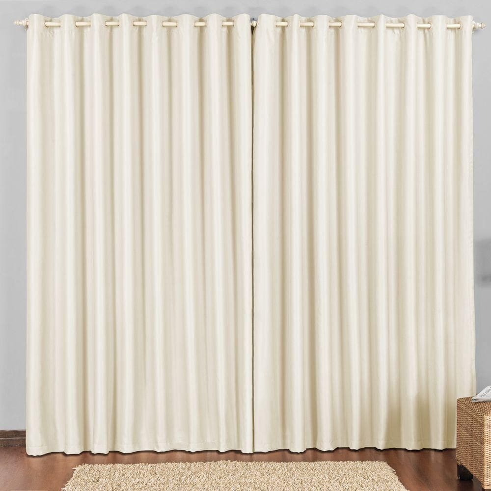 Cortina 2 Mts Quarto Escritório Blackout Trilho Suisso Bege
