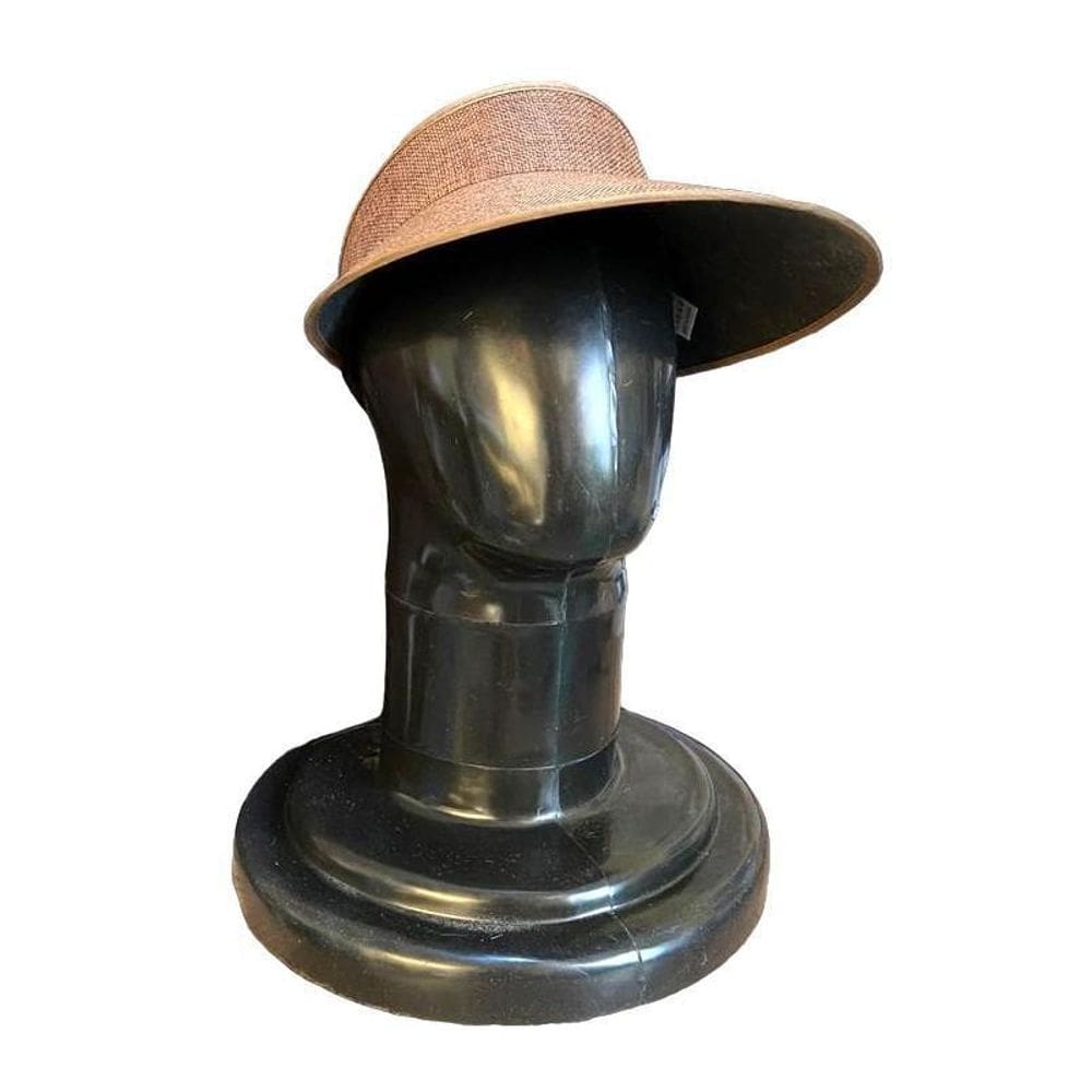Viseira Marrom Praia Feminino Chapéu Moda Verão Protege Sol