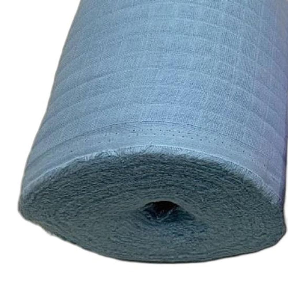 Tecido Fralda Quadriculada - 10 Metros 140G/M2 Azul