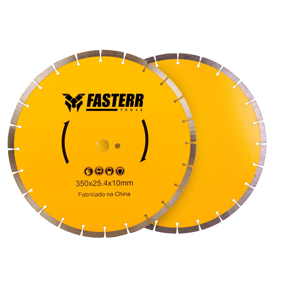 Disco De Corte Diamantado Para Asfalto 14 Pol 350x25,4  Cor Amarelo Fasterr - FSTC04