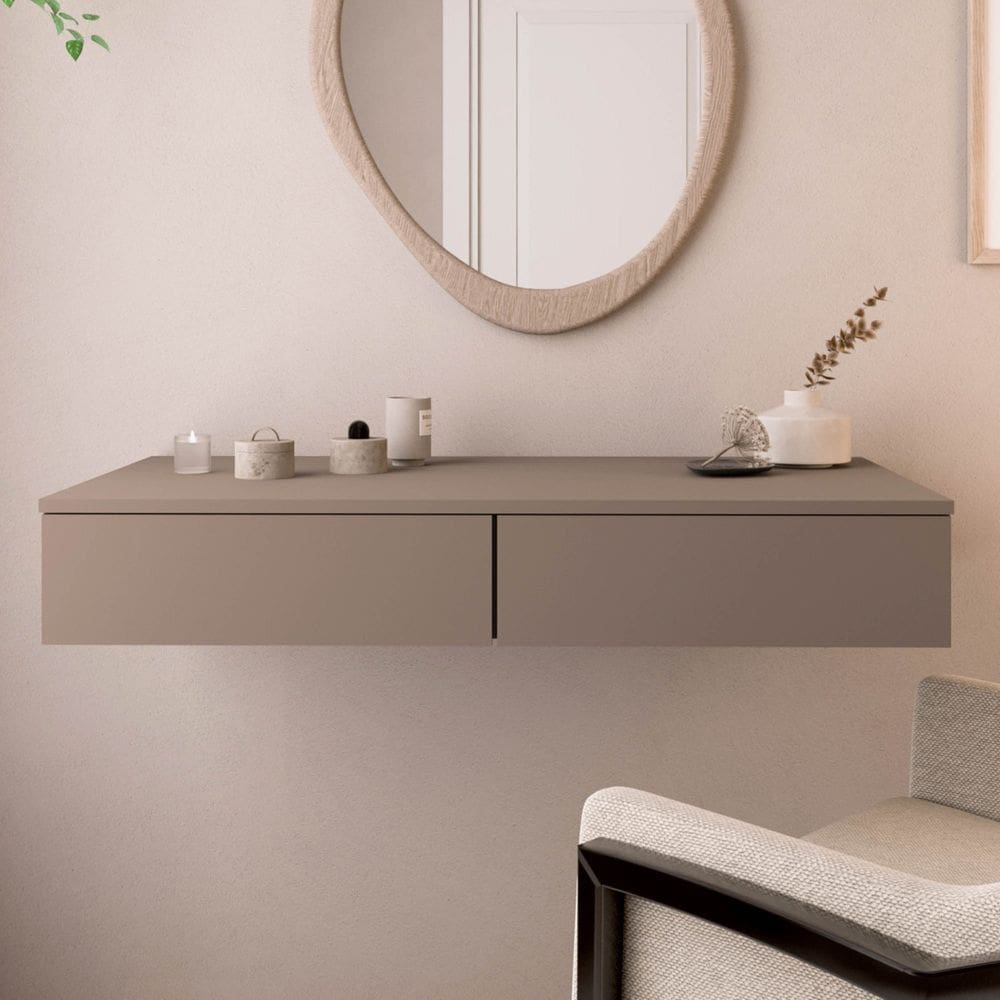 Escrivaninha Suspensa 100cm Orion Cabecasa Madeiraoriginals Mocha