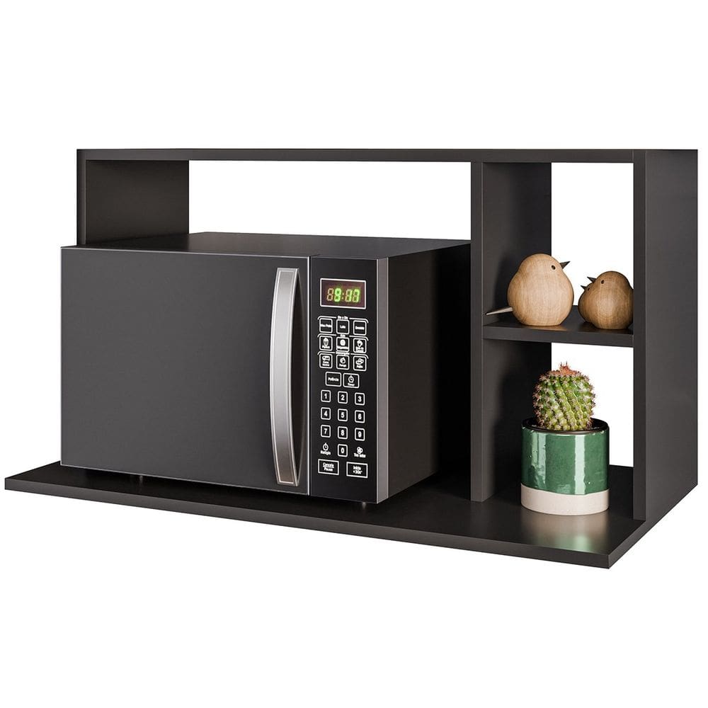 Suporte para Micro-ondas com Nichos 80 cm Leila