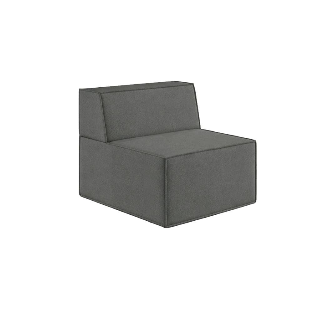 Poltrona Modular Puff Compacto Bouclê Confortável - Balaqui