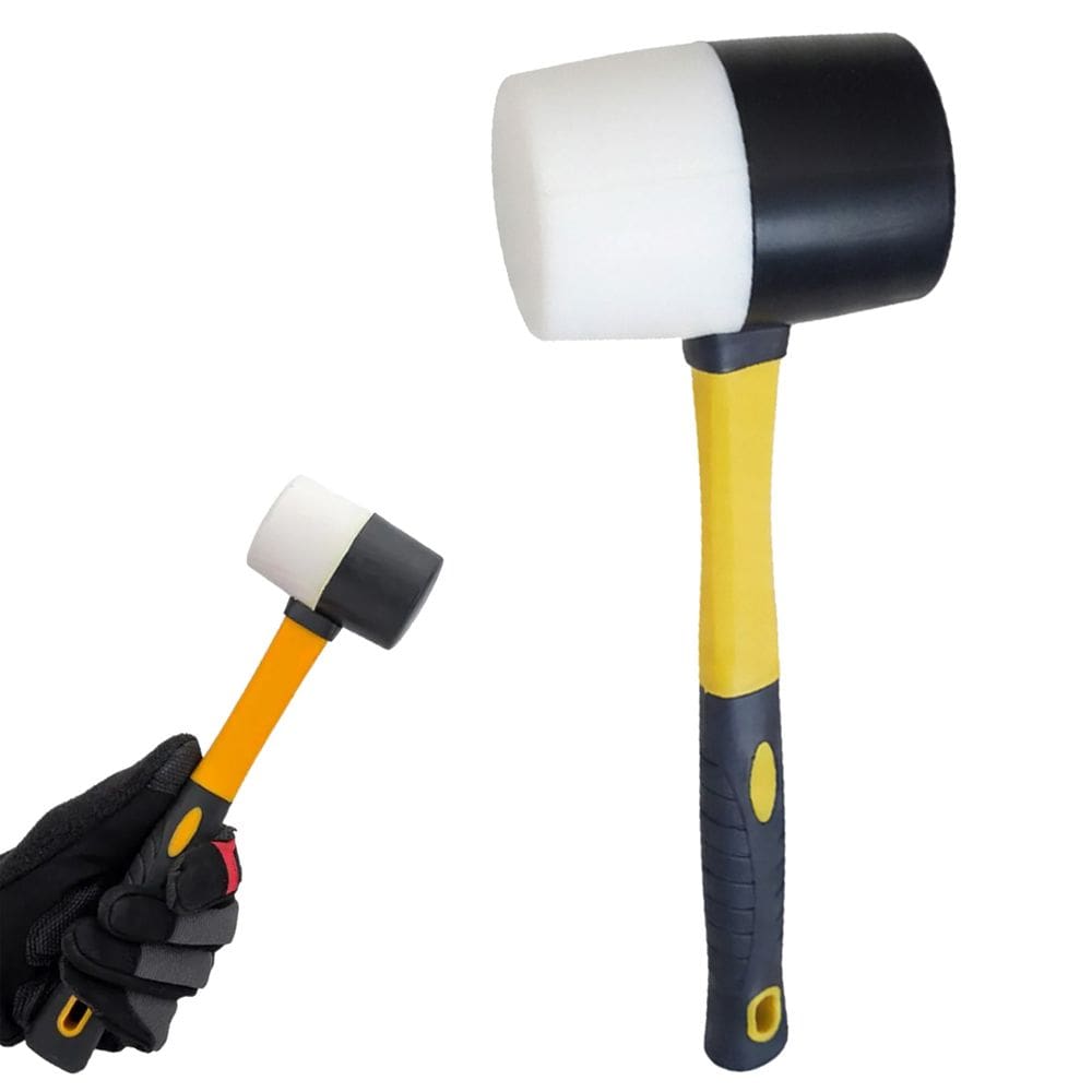 Martelo De Borracha Assentar Piso Ergonomico Marreta Obra Reparos Marreta Piso Ceramica Reparo Manutencao