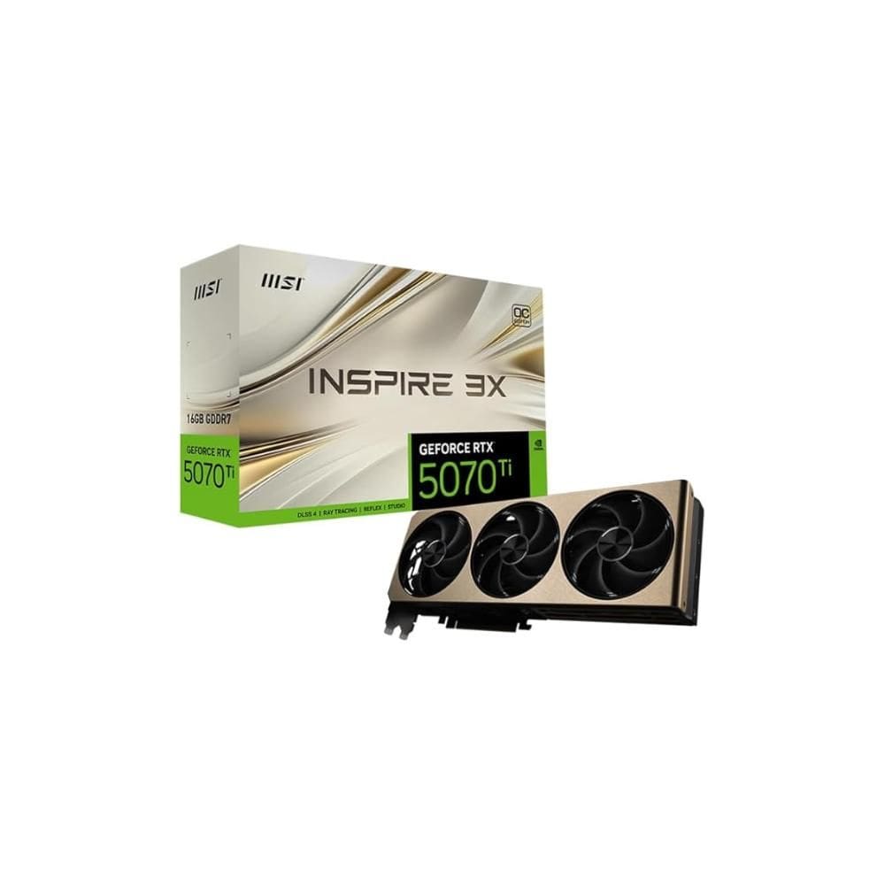 Placa de Vídeo MSI GeForce RTX 5080 16G Inspire 3X OC