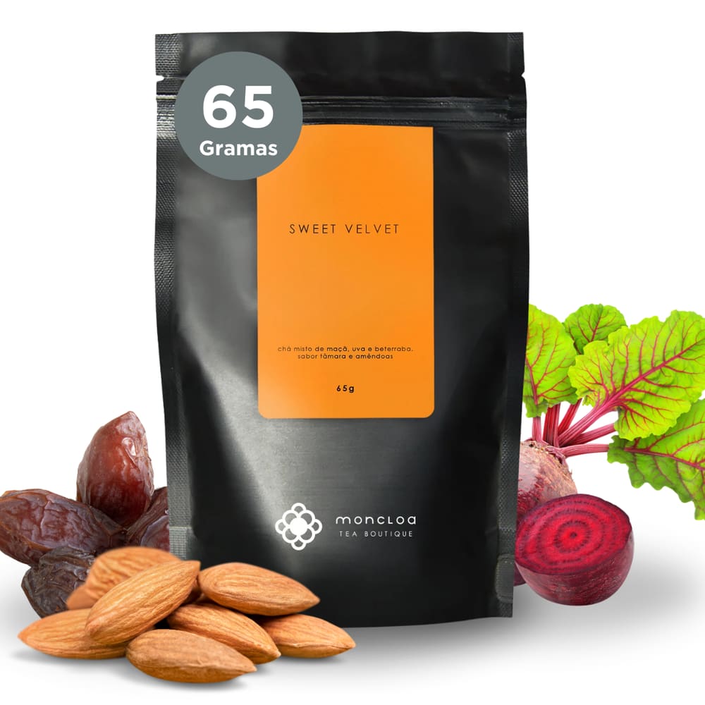 Chá Infusão de Frutas Sweet Velvet Moncloa Pouch 65g