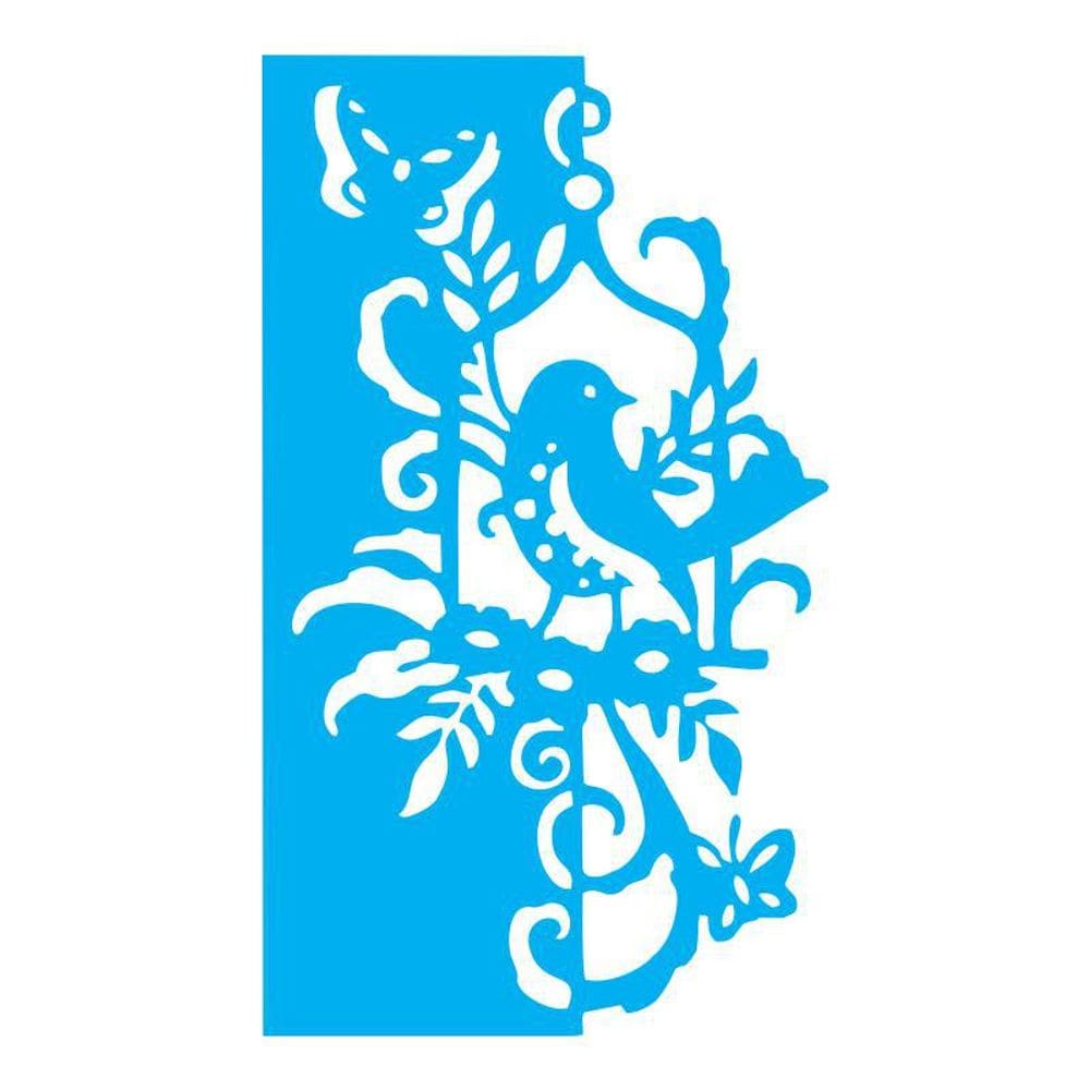 Stencil Tamako Pássaro - 15X20Cm - Ref A2699