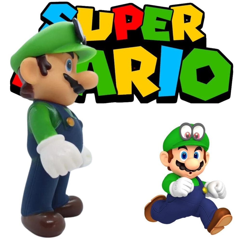Luigi Super Mario Brinquedo Ideal Para Presente Barato