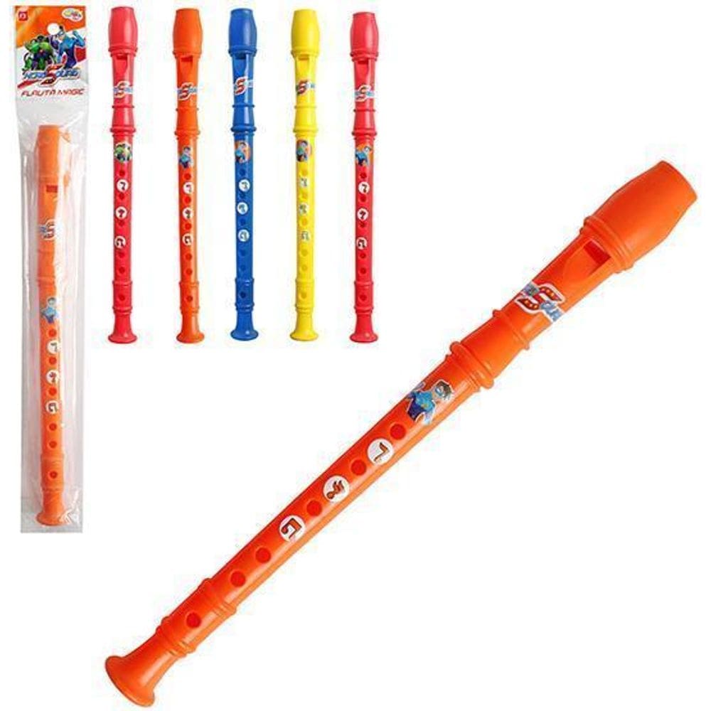 Flauta Hero Squar Colors 30Cm Na Solapa Wellkids
