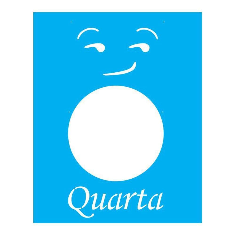 Stencil Tamako Emoticon - 20X25Cm - Ref B816