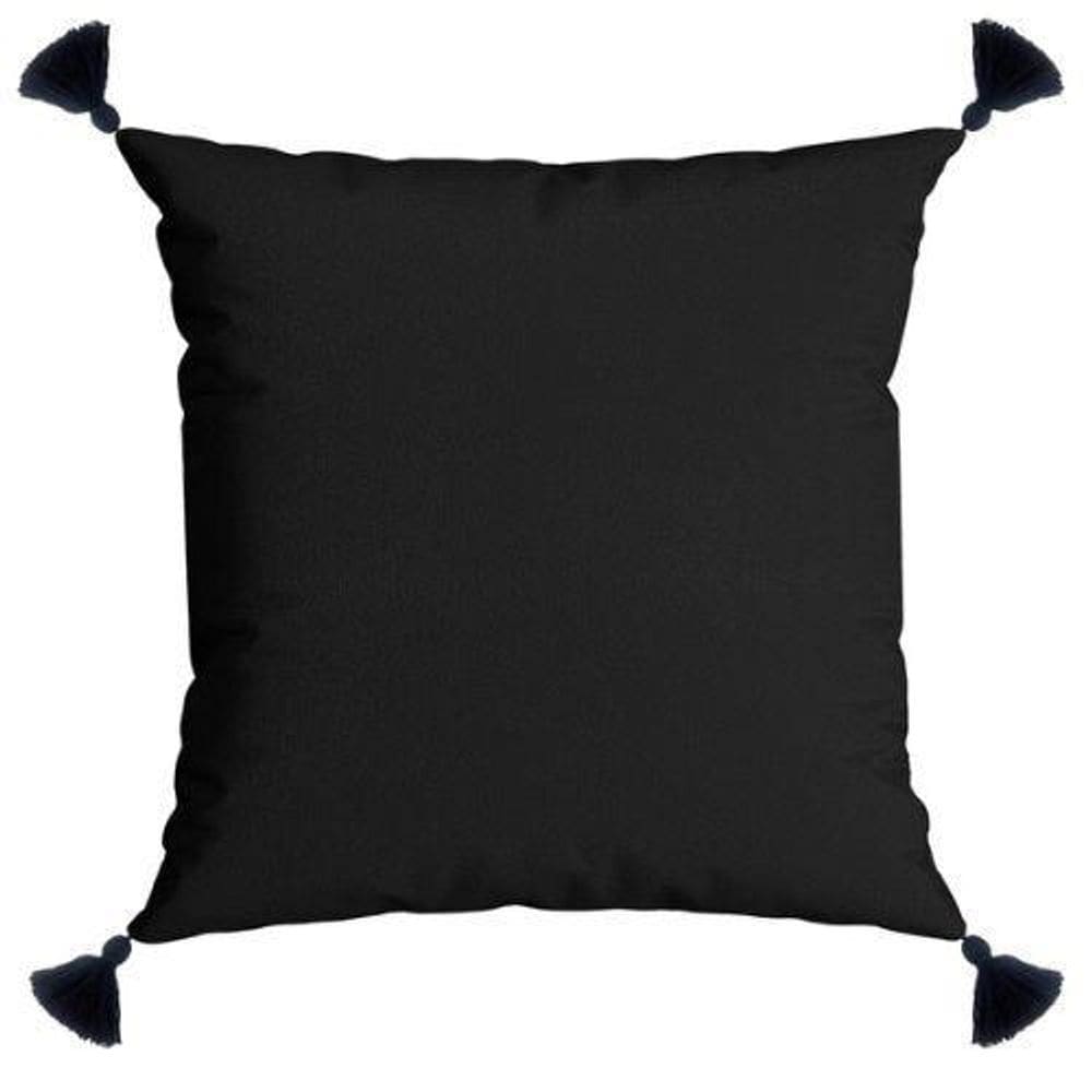 Almofada Tessel Preta Velveteen 746 43X43Cm Belchior