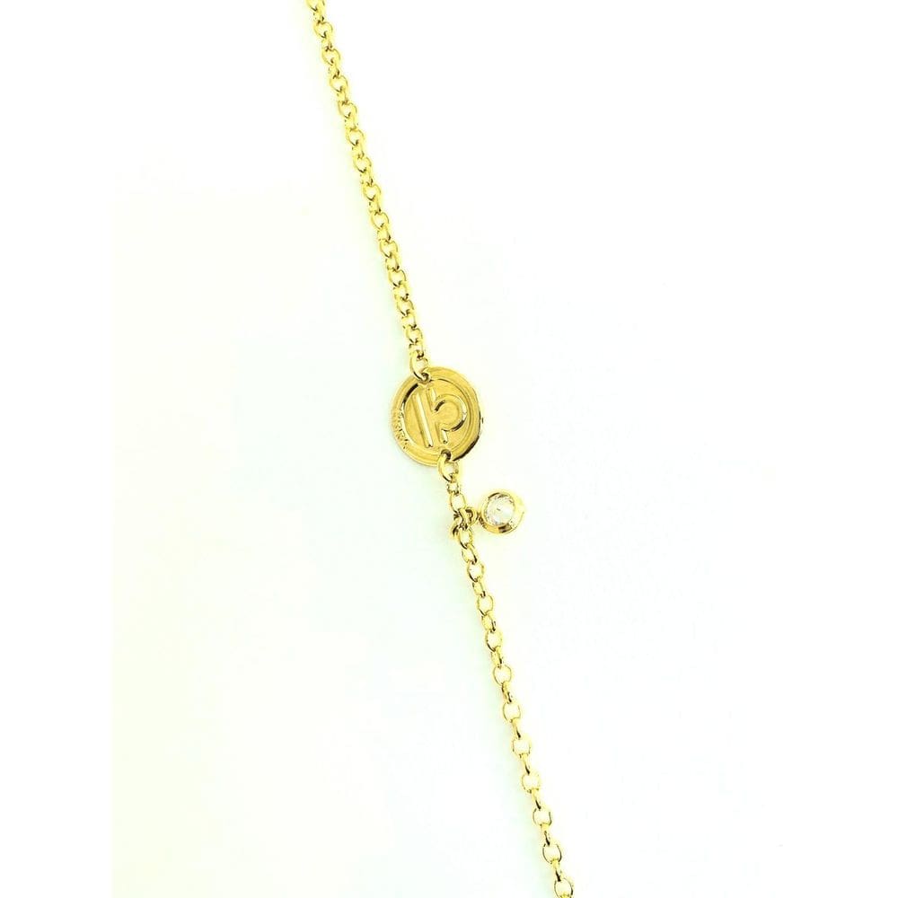Pulseira Belca Signo Libra Com Pingente, No Banho De Ouro