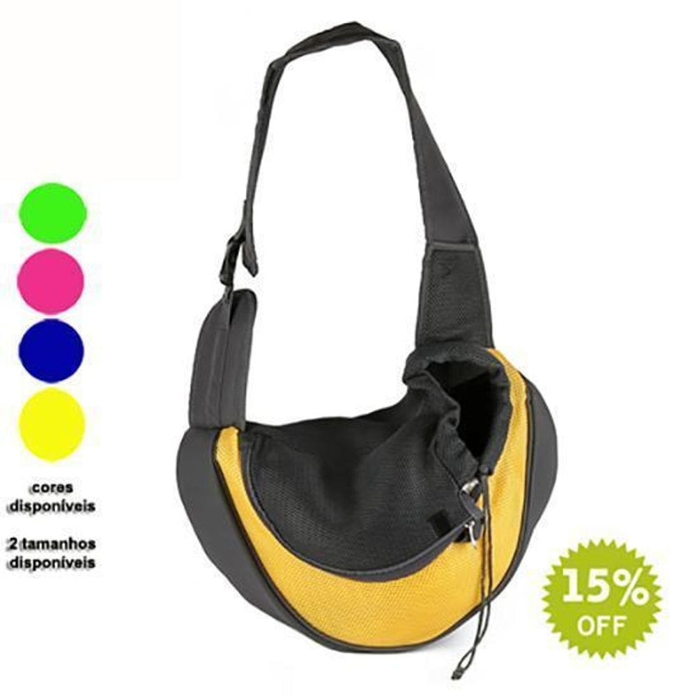 Bolsa Tira Colo Para Transporte De Pets Até 9 Kgs Verde -Gde