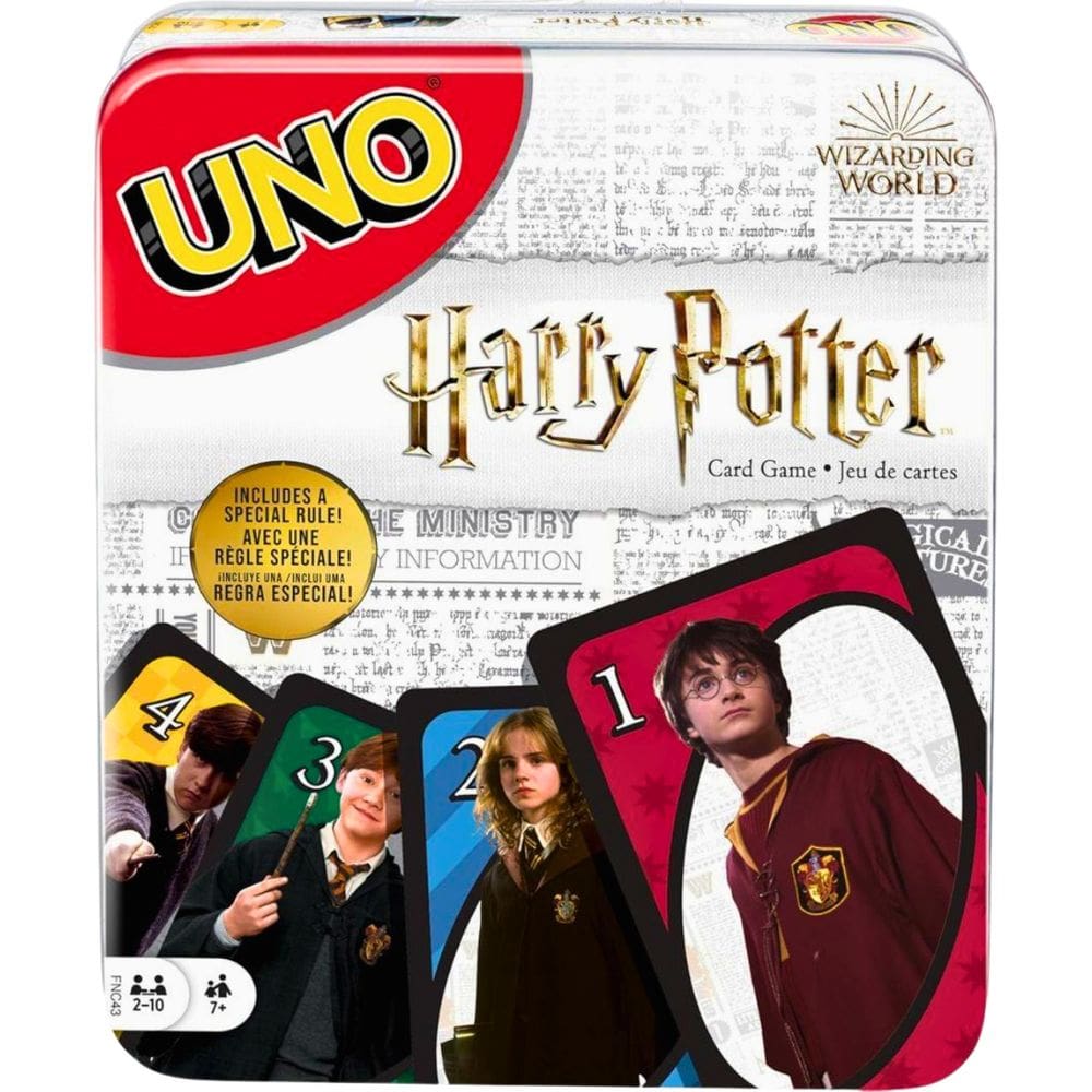 Jogo de Cartas Uno Harry Potter Em Lata FNC43 Mattel