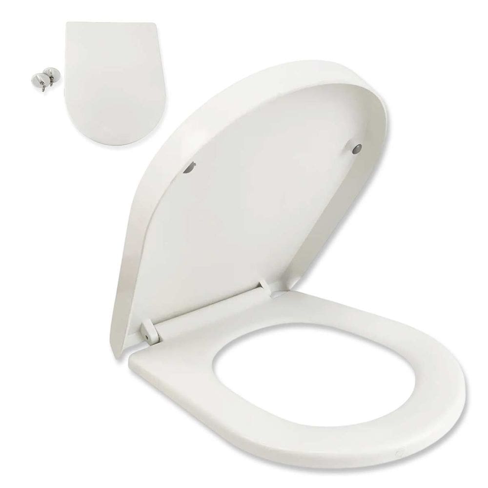 Assento Sanitario Soft Close Fecha Devagar Sem Barulho Tampa de Vaso Banheiro Privada Lavabo Amortecedor Premium Moderno