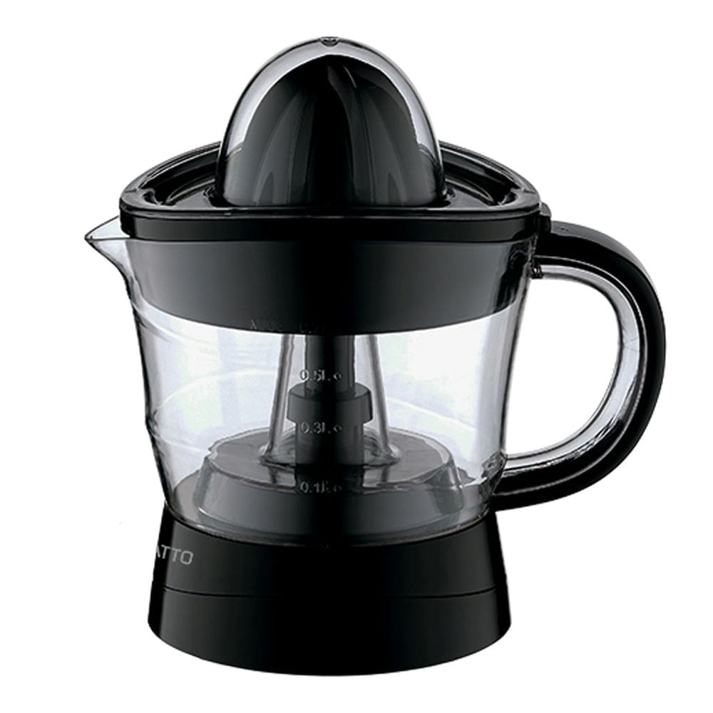 Espremedor de Fruta Elétrico Laranja Limão 25W Jarra Transparente 0,7L Preto 110V Agratto Aedf01i