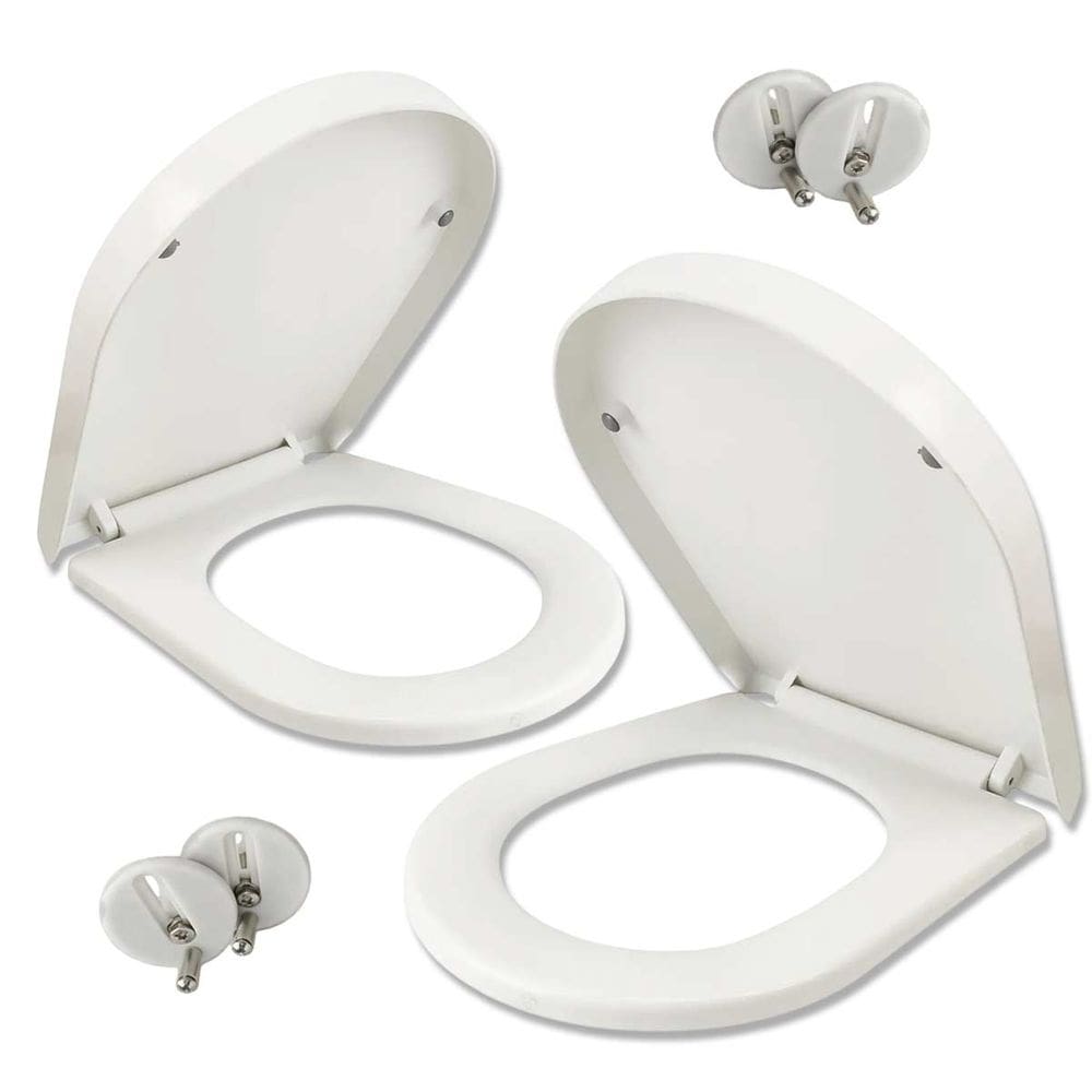 Assento Sanitario Soft Close Kit 2 Fecha Devagar Sem Barulho Tampa de Vaso Banheiro Privada Lavabo Amortecedor Premium Moderno