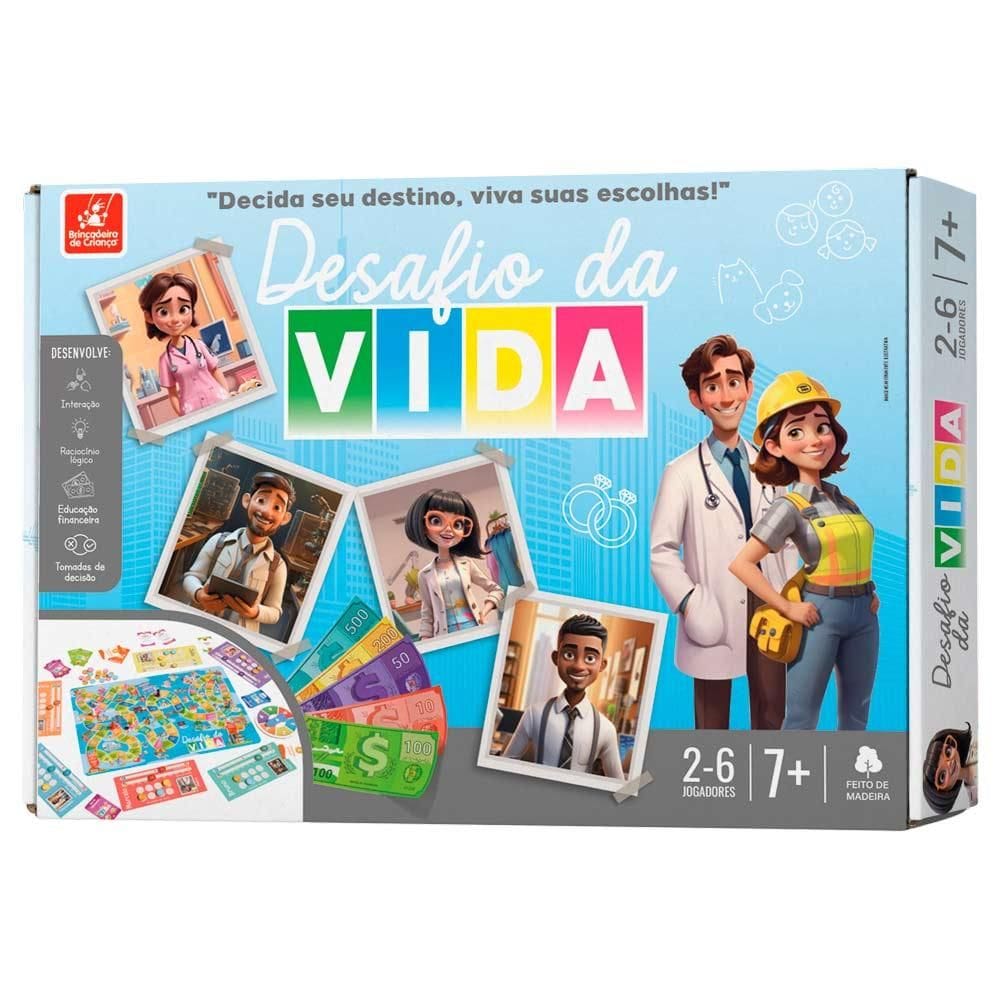 Jogo Desafio Da Vida Brincadeira de Criança