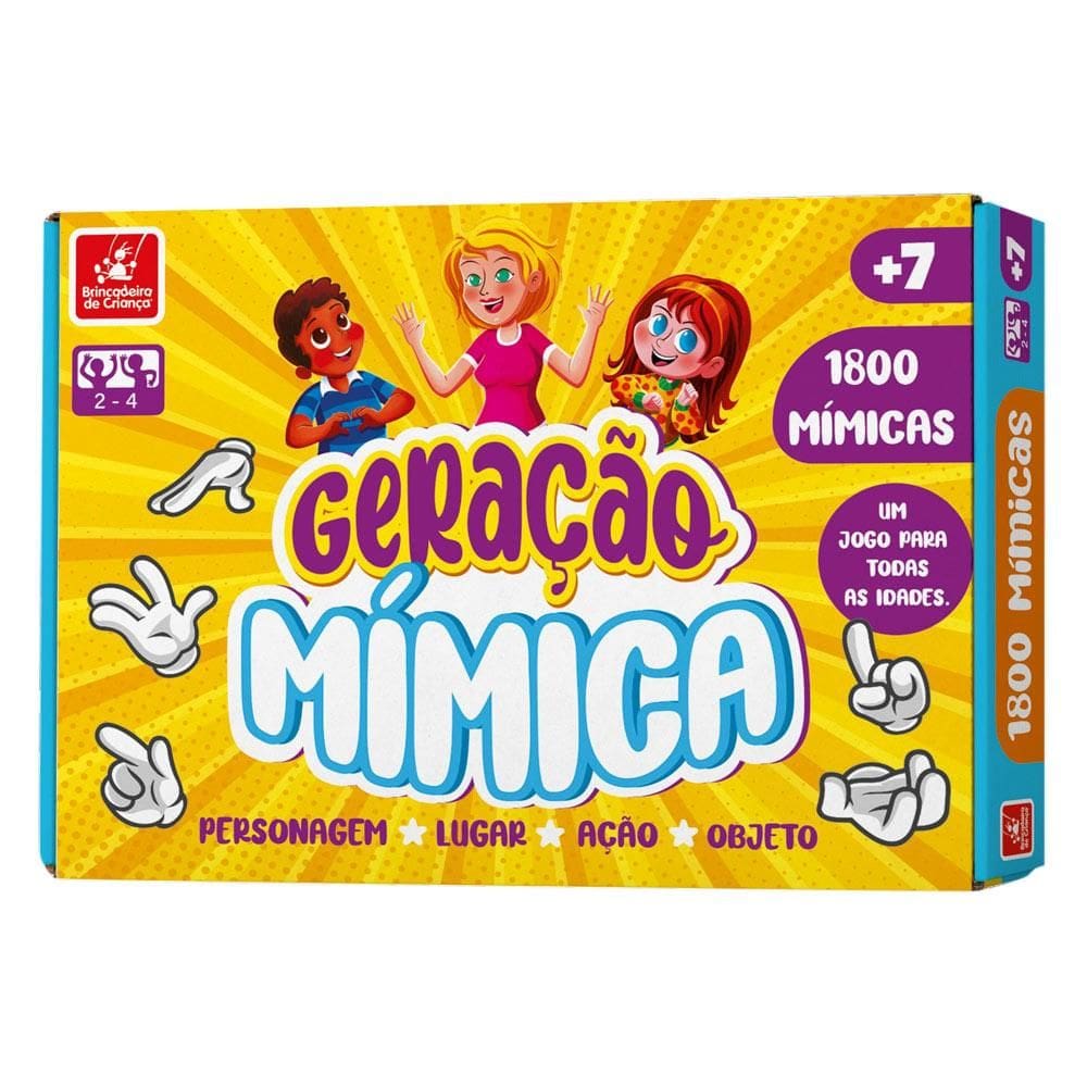 Jogo Geração Mímica Brincadeira de Criança