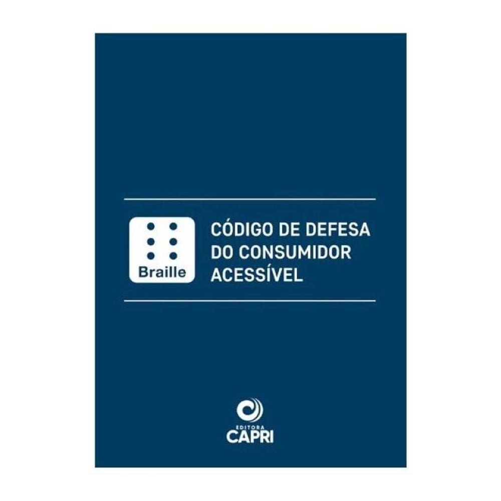 Código De Defesa Do Consumidor - Versão Braille - 2025
